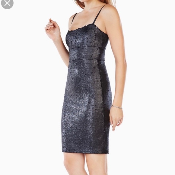 NWT BCBGMAXAZRIA ALESE SEQUINED DRESS - Picture 3 of 16